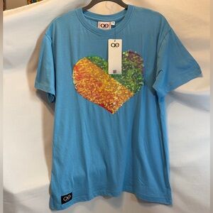 Blue Heart Graphic Tee